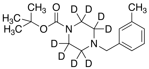 N-tert-Butoxycarbonyl 1-(3-Methylbenzyl)piperazine-d8