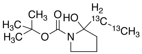 N-tert-Butyloxycarbonyl-2-ethyl-pyrrolidine-13C2