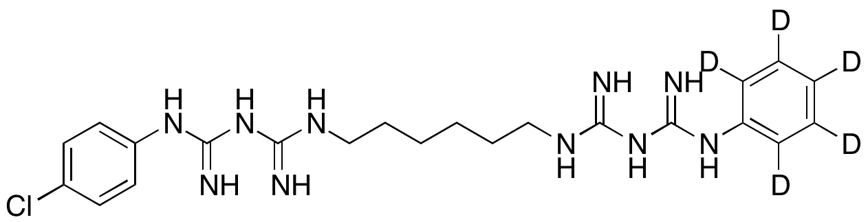 N1-(4-chlorophenyl)-3,12-diimino-N14-phenyl-2,4,11,13-Tetraazatetradecanediimidamide-d5