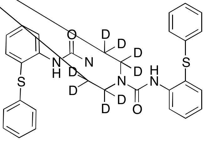 N1,N4-Bis[2-(phenylthio)phenyl]-1,4-piperazine-d8-dicarboxamide