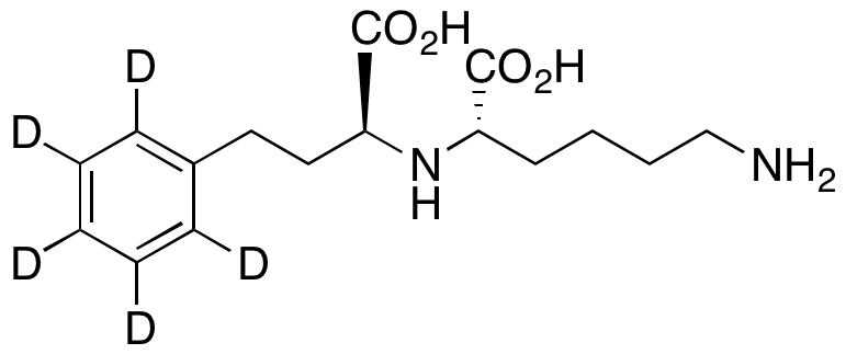 N2-(S)-1-Carboxy-3-phenylpropyl-L-lysine-d5