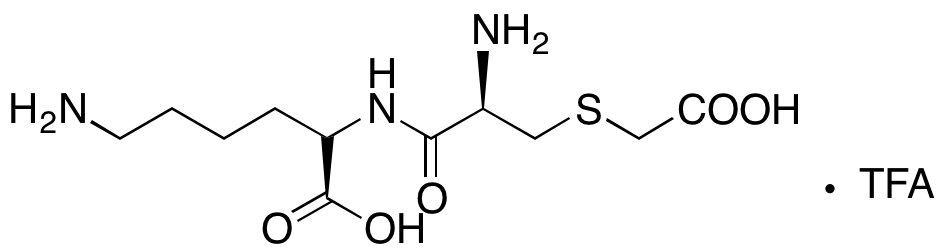 N2-[S-(Carboxymethyl)-L-cysteinyl]-L-lysine Trifluoroacetic Acid Salt