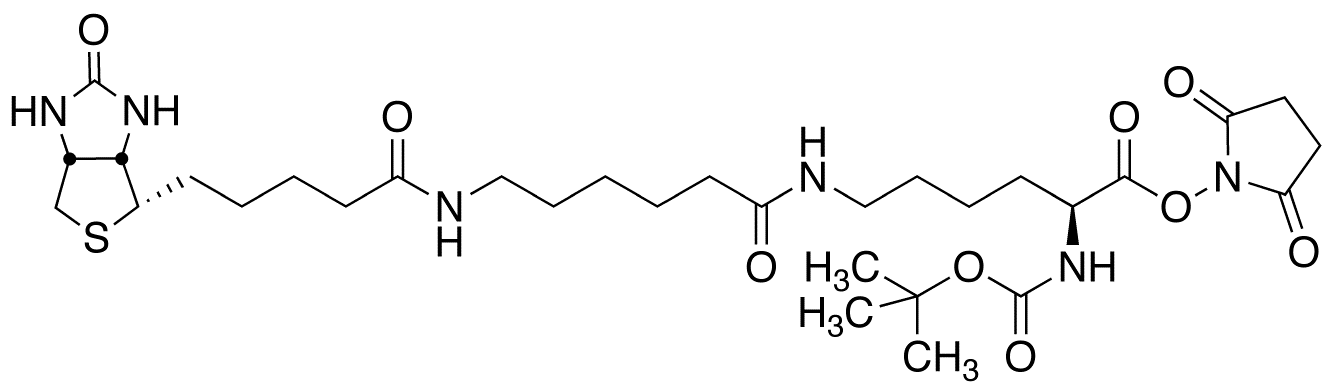 N2-t-Boc-N6-(biotinamido-6-N-caproylamido)lysine N-Hydroxysuccinimide Ester