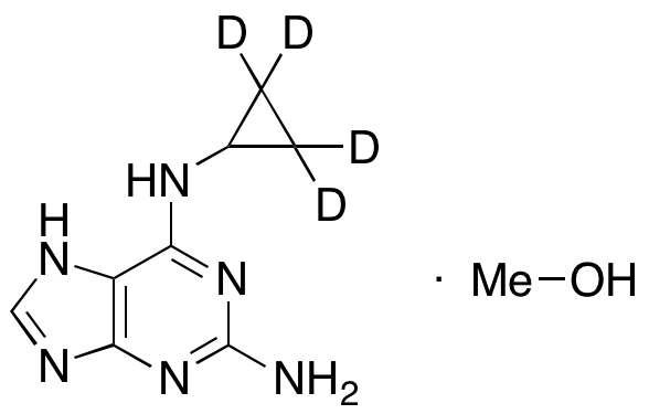 N6-Cyclopropyl-9H-purine-2,6-diamine-d4 Methanolate