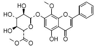 Oroxylin A 7-O-beta-D-glucuronide methyl ester