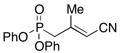 P-[(2E)-3-Cyano-2-methyl-2-propen-1-yl]phosphonic Acid Diphenyl Ester