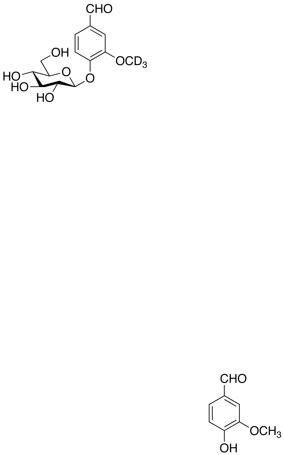 Vanillin-d3 4-O-β-D-Glucoside