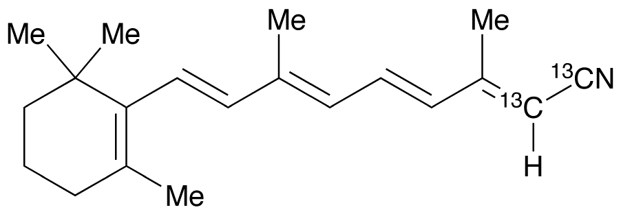 all-trans-Retinonitrile-14,15-13C2