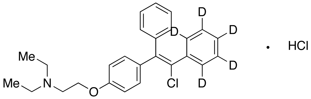 cis-Clomiphene-d5 Hydrochloride