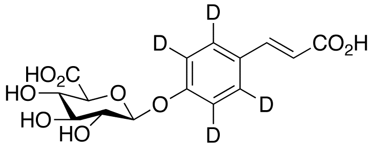 p-Coumaric Acid-d5 4-O-β-D-Glucuronide