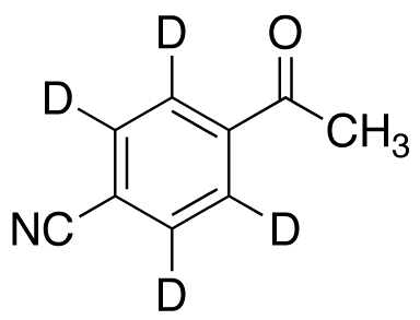 p-Cyanoacetophenone-d4