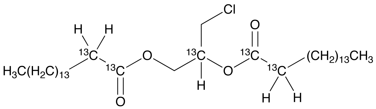rac 1,2-Bis-palmitoyl-3-chloropropanediol-13C5