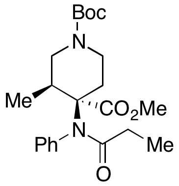 rac-1-t-Boc-3-methyl-4[N-(1-oxopropyl)-N-(phenylamino]isonipecotic Acid Methyl Ester