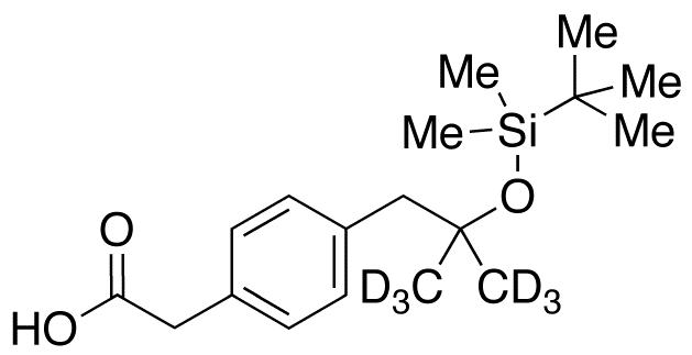 rac 2-(tert-Butyldimethylsilyloxy)-α-desmethyl Ibuprofen-d6