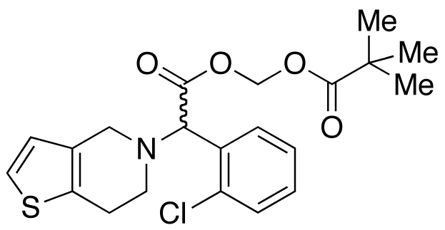 rac Clopidogrel [(tert-Butylcarbonyl)oxy]methyl Ester