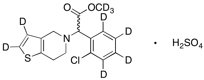 rac Clopidogrel-d9 Hydrogen Sulfate