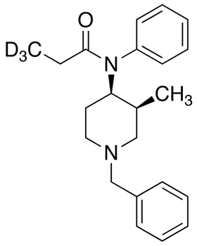 rac-cis-1-Benzyl-2-methyl-4-(N-propananilido)piperidine-d3