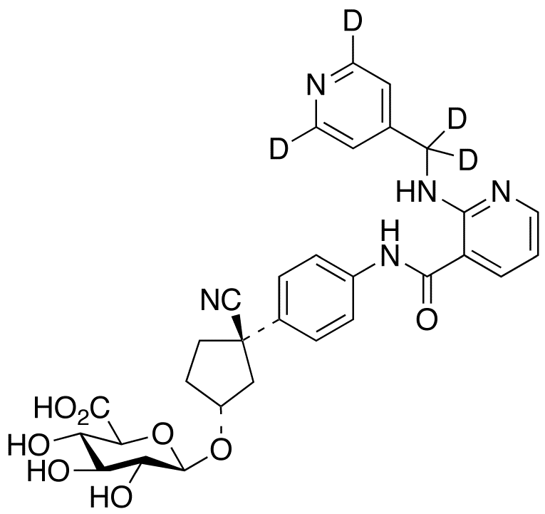 rac cis-3-Hydroxy Apatinib-d4 3-O-β-D-Glucuronide