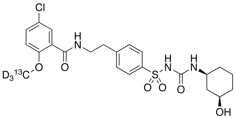 rac cis-3-Hydroxy Glyburide-13C,d3