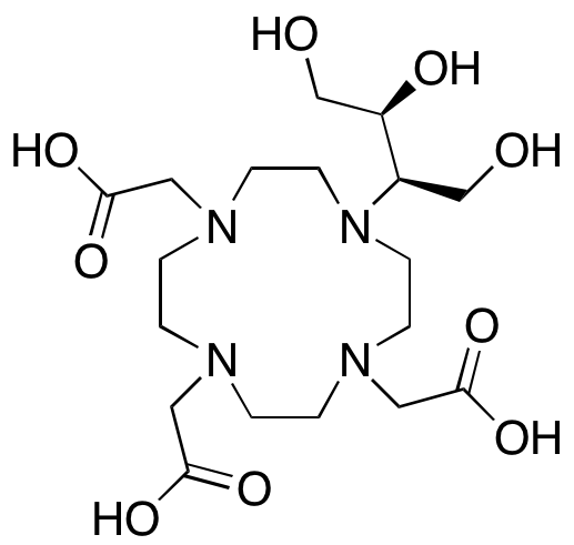 rel-10-[(1R,2S)-2,3-Dihydroxy-1-(hydroxymethyl)propyl]-1,4,7,10-tetraazacyclododecane-1,4,7-triacetic Acid