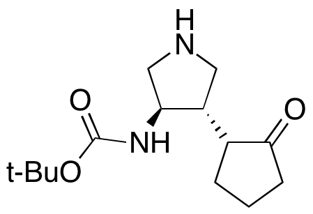 tert-Butyl ((3R,4S)-4-((S)-2-oxocyclopentyl)pyrrolidin-3-yl)carbamate