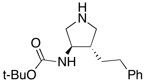 tert-Butyl ((3R,4S)-4-phenethylpyrrolidin-3-yl)carbamate