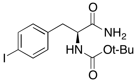 tert-Butyl [(S)-1-amino-3-(4-iodophenyl)-1-oxopropan-2-yl]carbamate