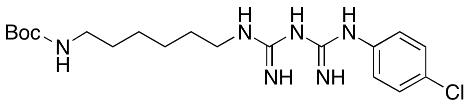 tert-Butyl (6-(3-(N-(4-Chlorophenyl)carbamimidoyl)guanidino)hexyl)carbamate