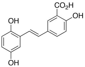 trans-1-(3’-Carboxy-4’-hydroxyphenyl)-2-(2,5-dihydroxyphenyl)ethene