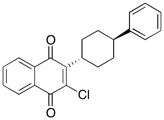 trans-2-Chloro-3-((1r,4r)-4-phenylcyclohexyl)naphthalene-1,4-dione