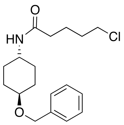 trans-5-Chloro-N-[4-(phenylmethoxy)cyclohexyl]pentanamide